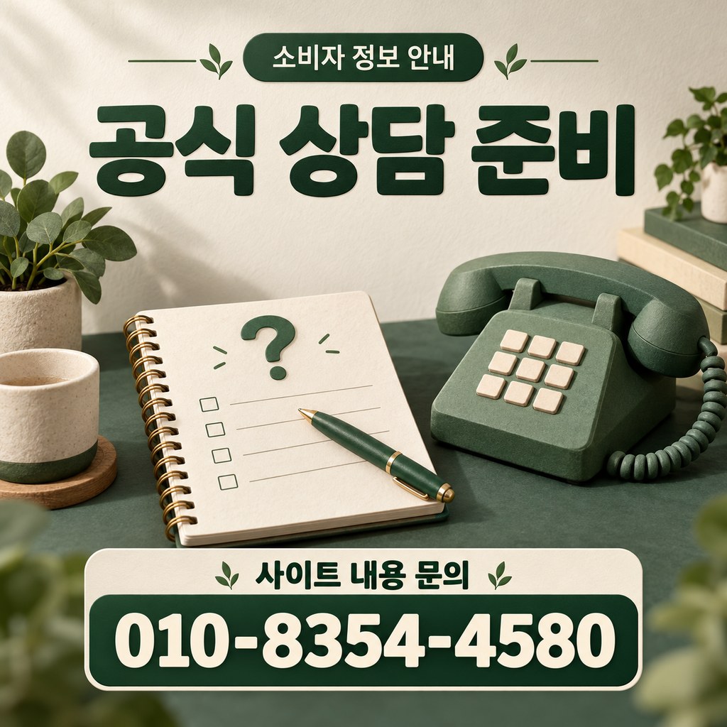 카드깡 수수료 공식 상담 · 다음 상담을 위해 무엇을 준비할까요? · 내용 문의 010-8354-4580